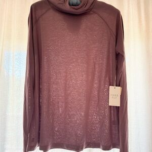 Free Fly Bamboo Lightweight Hoodie II in Sea Moss Purple (Fig)